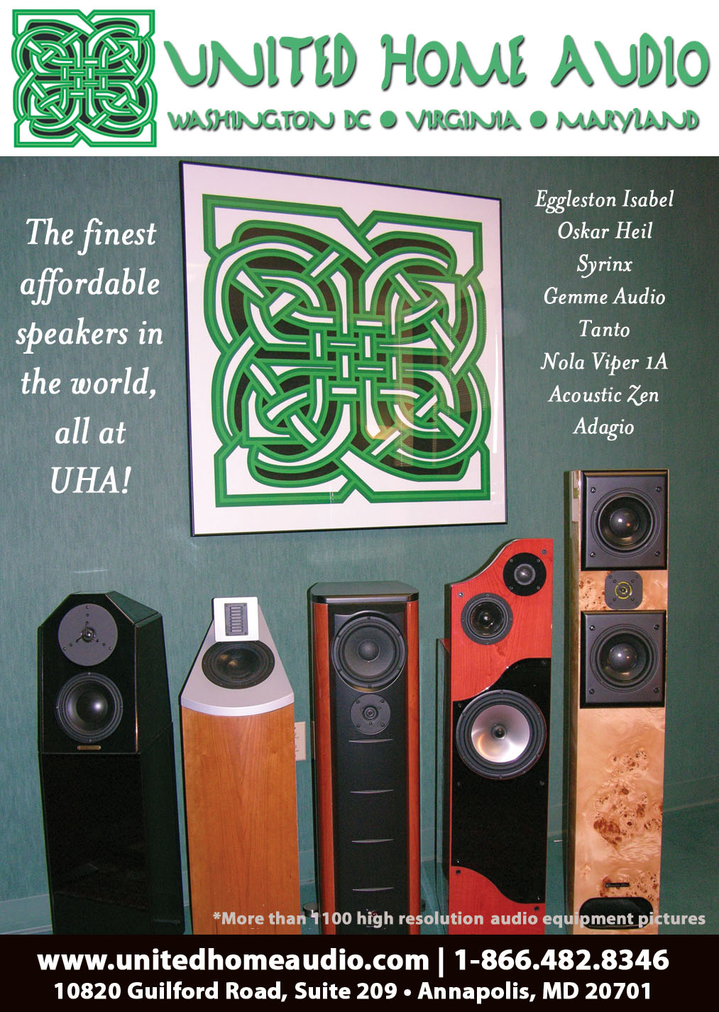 UHA Audio magazine ads