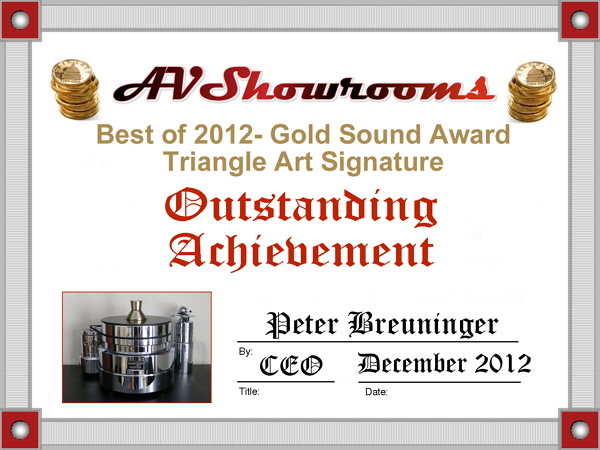 AV showroom achievement