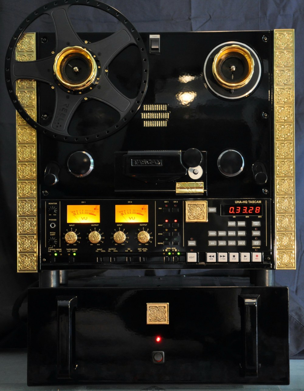 Black & Gold Tape Deck